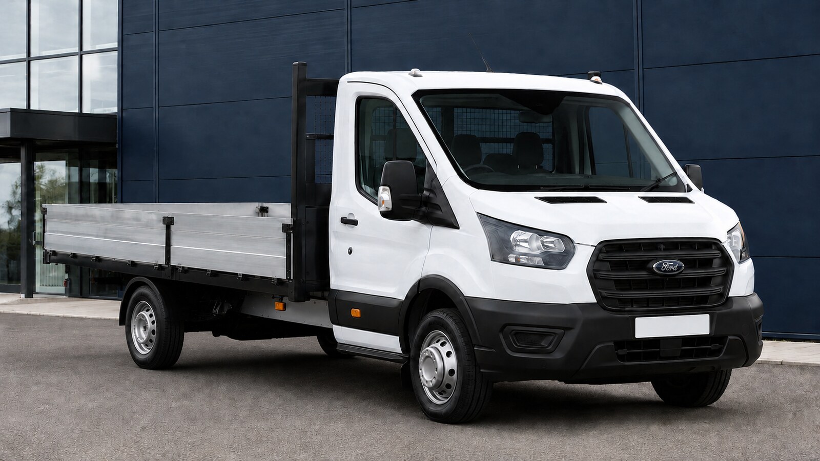 Ford Transit 350 L4 One Stop Dropside stock image